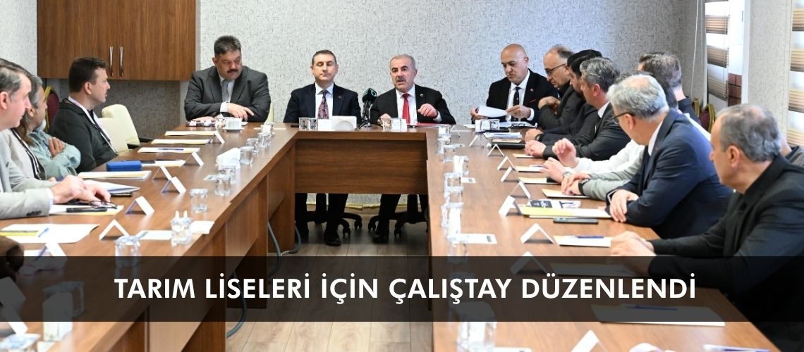 Tarım liseleri için çalıştay düzenlendi