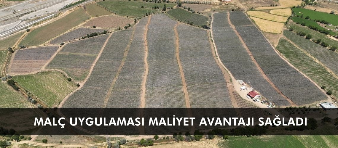 Malç uygulaması maliyet avantajı sağladı