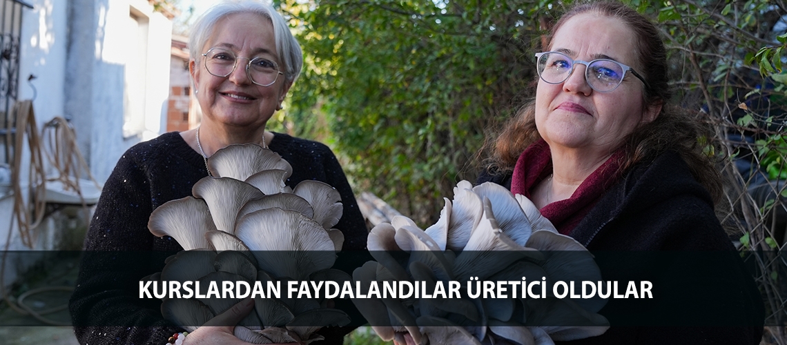 Kurslardan faydalandılar üretici oldular