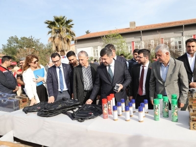 Mardin'de yetiştiricilere ekipman desteği