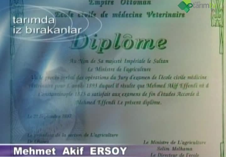 Mehmet Akif Ersoy - Tarımda İz Bırakanlar