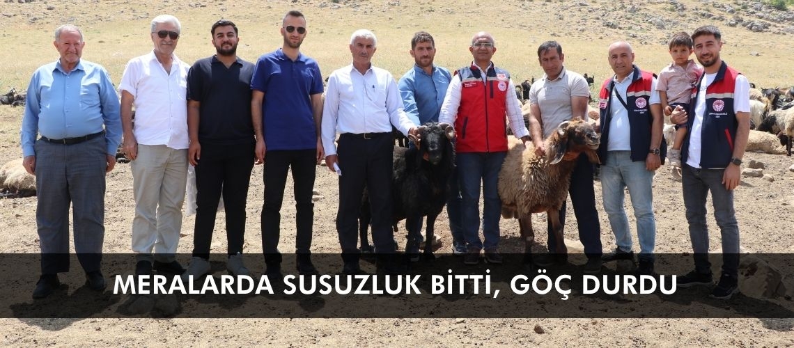 Meralarda susuzluk bitti, göç durdu