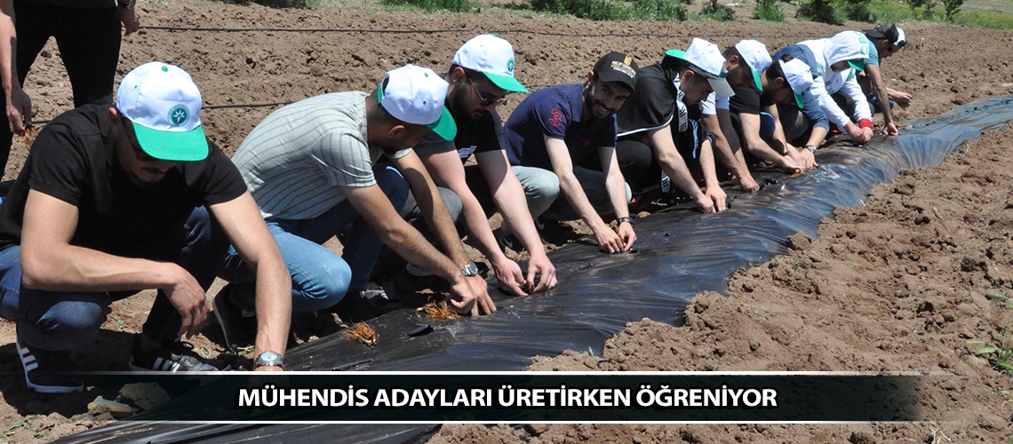 Mühendis adayları üretirken öğreniyor