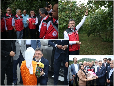 Bakan Yumaklı Ordu’da üreticilerle buluştu