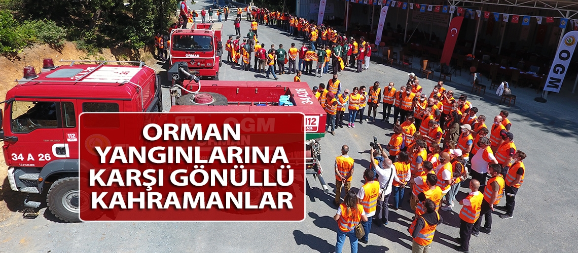 Orman yangınlarına karşı gönüllü kahramanlar