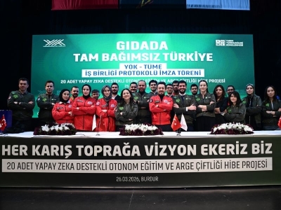 Otonom çiftlikte yapay zekalı üretim başlıyor