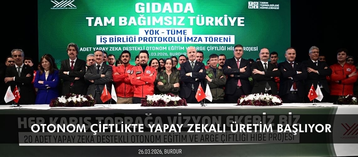 Otonom çiftlikte yapay zekalı üretim başlıyor