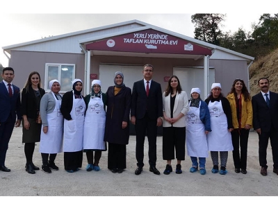 Ordu’da kadınlar taflan tesisi kuruldu