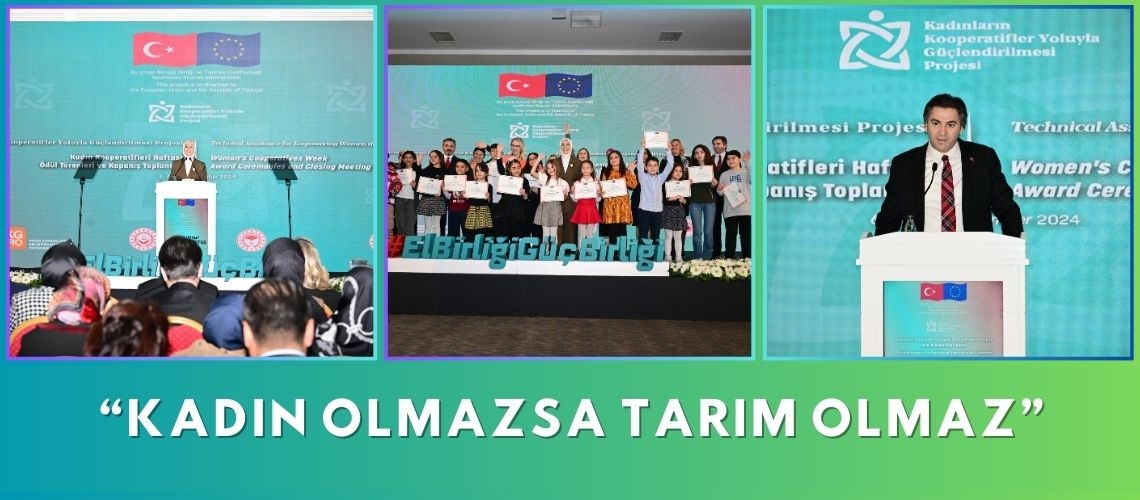 “Kadın olmazsa tarım olmaz”