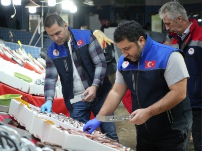 Balık tezgahlarına yakın markaj