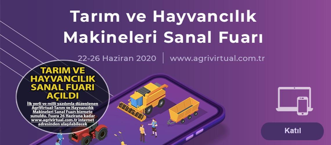 Tarım ve Hayvancılık Sanal Fuarı açıldı