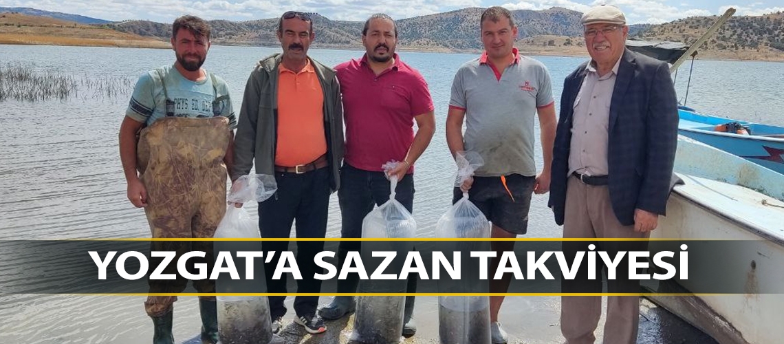 Yozgat’a sazan takviyesi