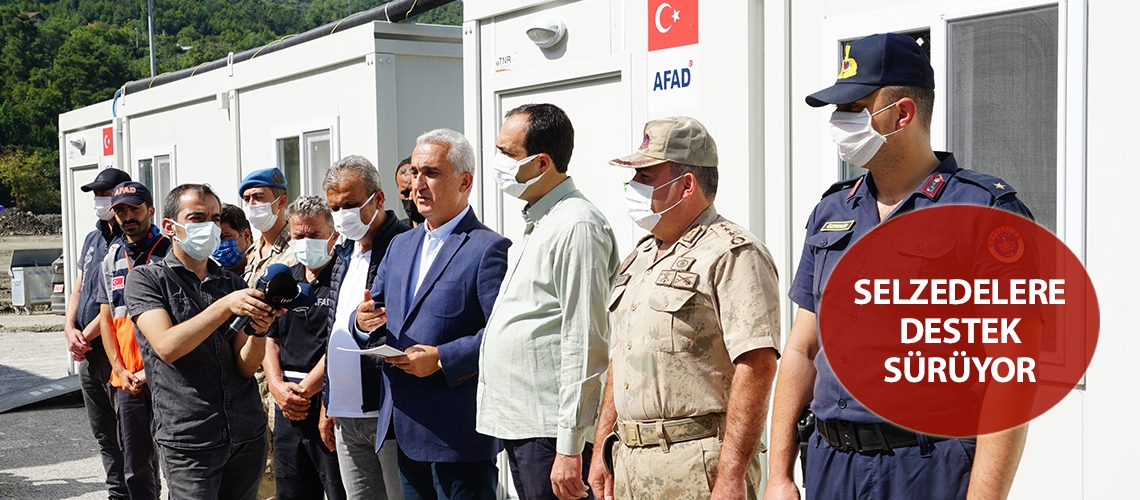 Selzedelere destek sürüyor