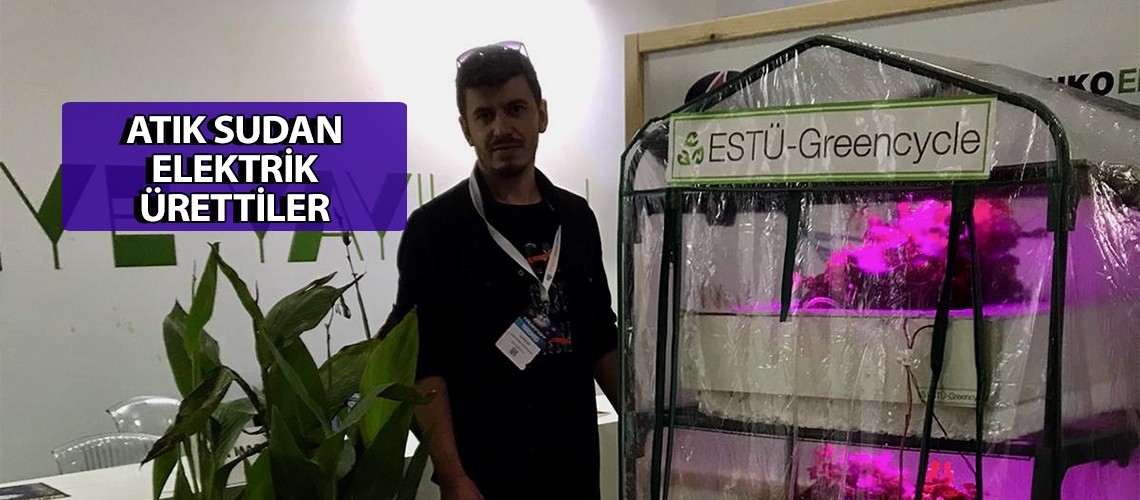 Atık sudan elektrik ürettiler