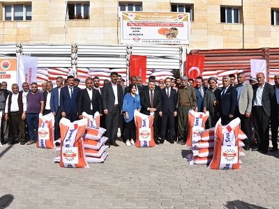 Şırnaklı üreticilere tohum dağıtıldı
