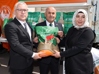 Sivas'ta çiftçilere 415 ton tohum desteği sağlandı