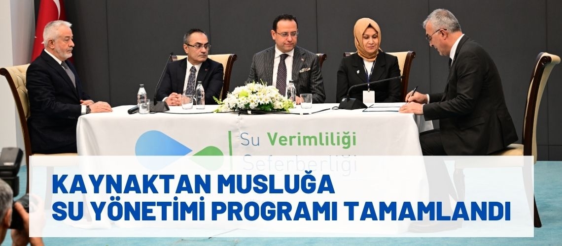 Kaynaktan Musluğa Su Yönetimi Programı tamamlandı