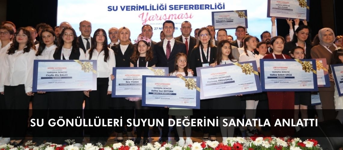 Su gönüllüleri suyun değerini sanatla anlattı