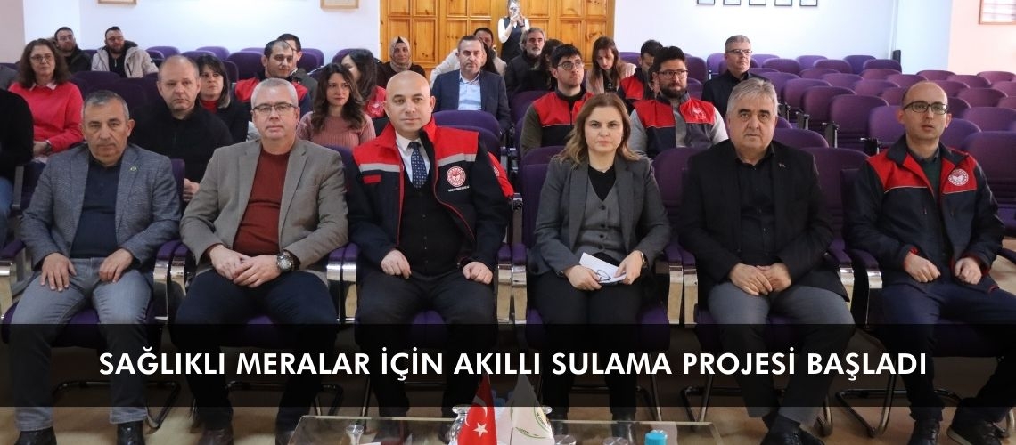 Sağlıklı meralar için akıllı sulama projesi başladı