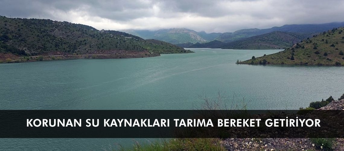 Korunan su kaynakları tarıma bereket getiriyor