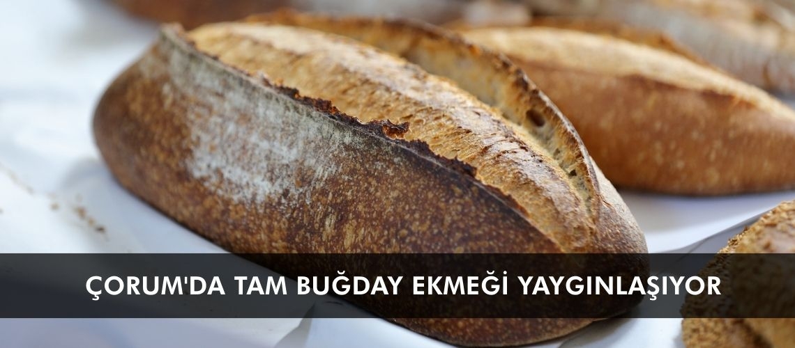 Çorum'da tam buğday ekmeği yaygınlaşıyor