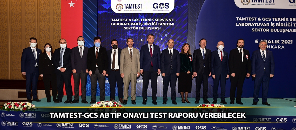 TAMTEST-GCS AB Tip Onaylı test raporu verebilecek