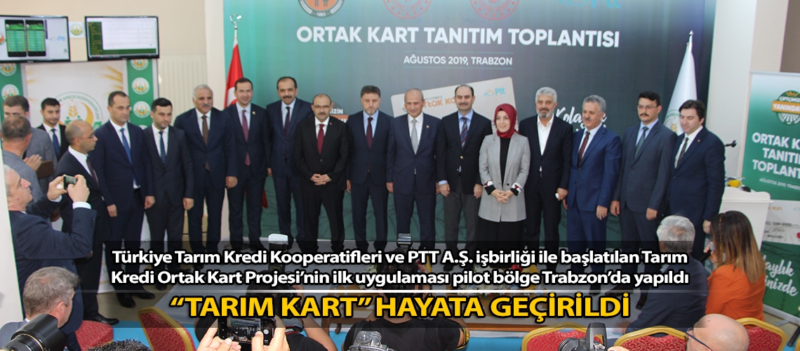“Tarım Kart” hayata geçirildi