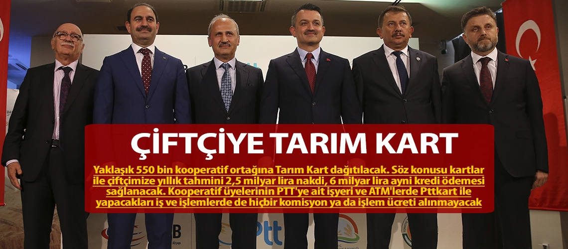 Çiftçiye tarım kart