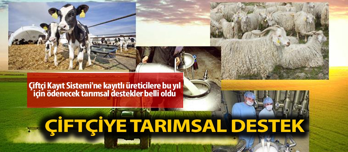 Çiftçiye tarımsal destek
