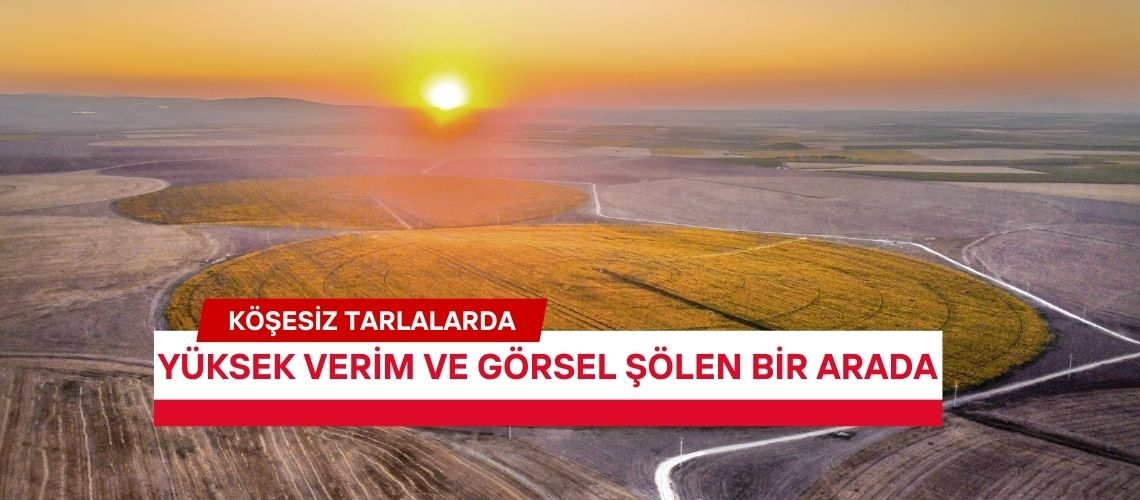 Köşesiz tarlalarda yüksek verim ve görsel şölen bir arada