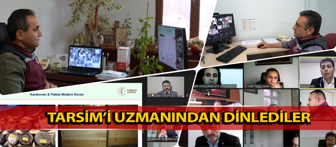 TARSİM’i uzmanından dinlediler