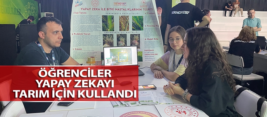 Öğrenciler yapay zekayı tarım için kullandı