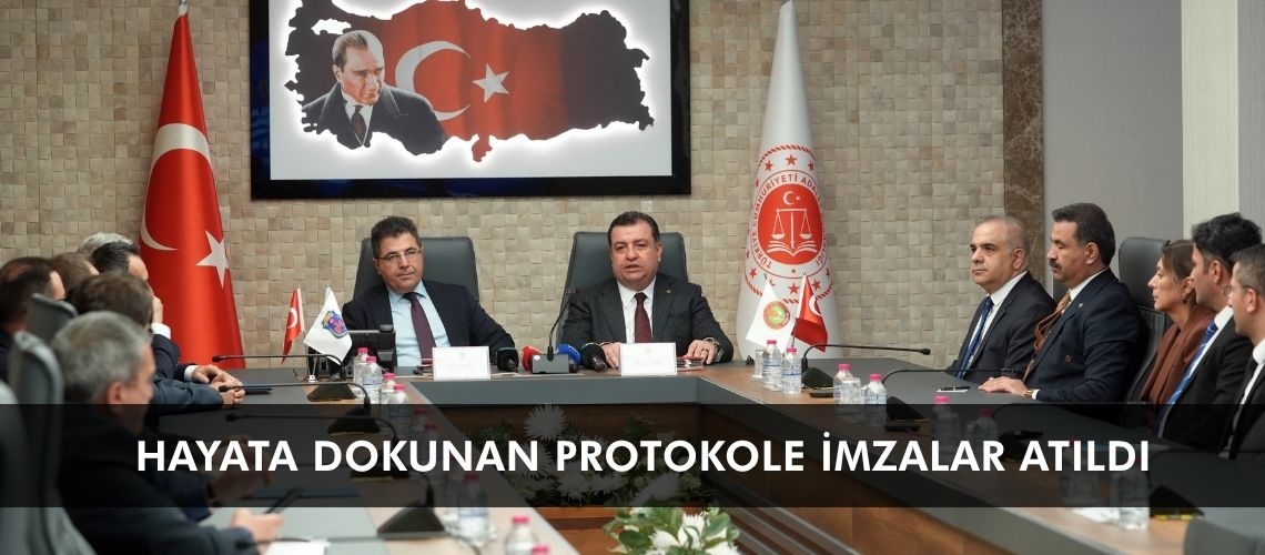 Hayata dokunan protokole imzalar atıldı