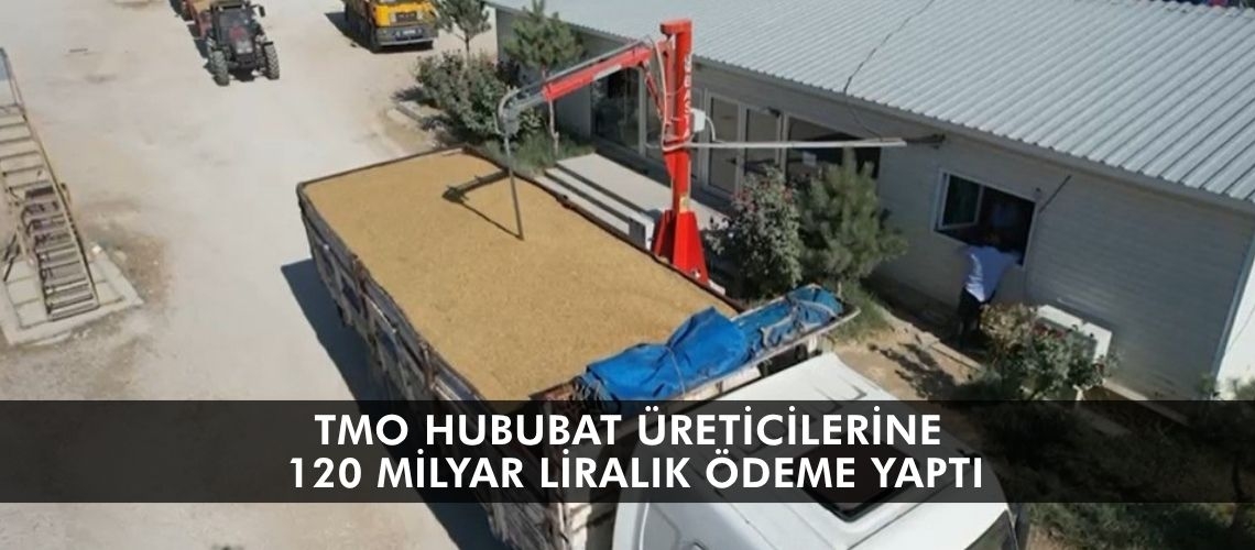 TMO hububat üreticilerine 120 milyar liralık ödeme yaptı