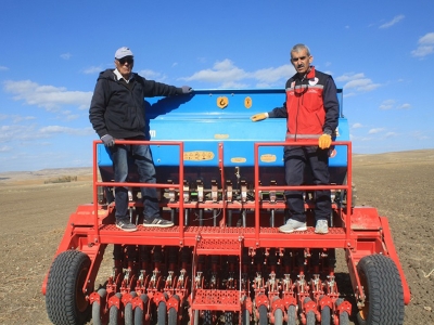 Yozgat’ta toprak işlemesiz tarıma tanıtımlı destek