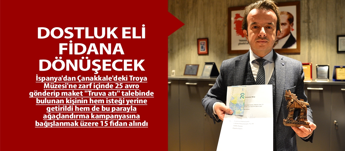 Dostluk eli fidana dönüşecek