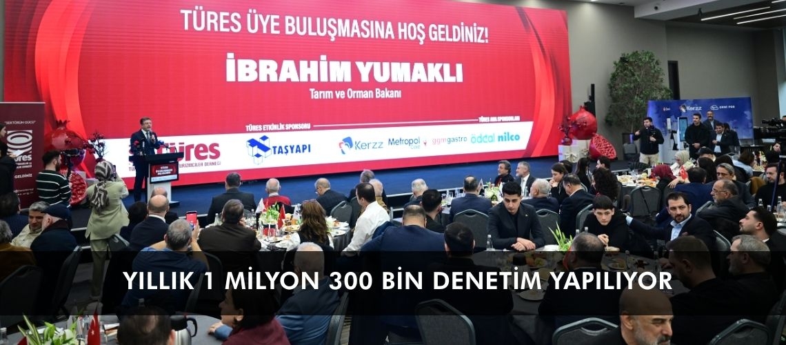 Yıllık 1 milyon 300 bin denetim yapılıyor