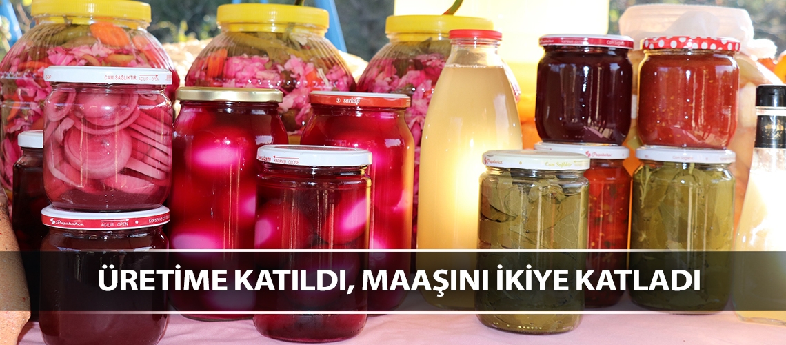 Üretime katıldı, maaşını ikiye katladı