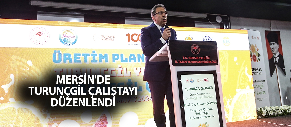 Mersin'de turunçgil çalıştayı düzenlendi