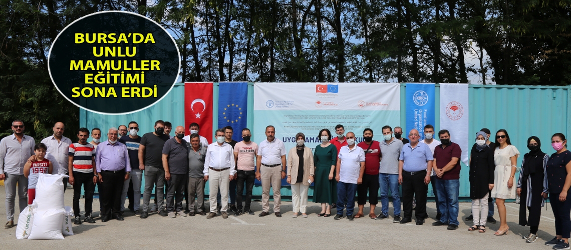 Bursa’da unlu mamuller eğitimi sona erdi