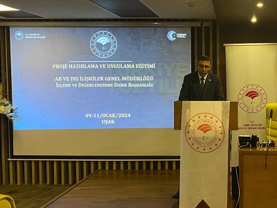 Uşak’ta 3 ilin personeline ‘proje eğitimi’ verildi