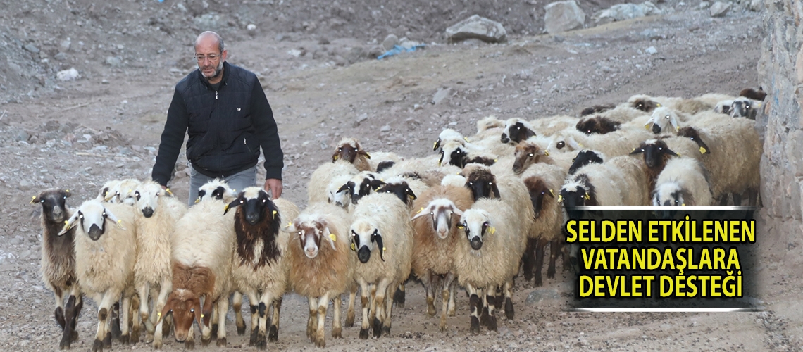 Selden etkilenen vatandaşlara devlet desteği