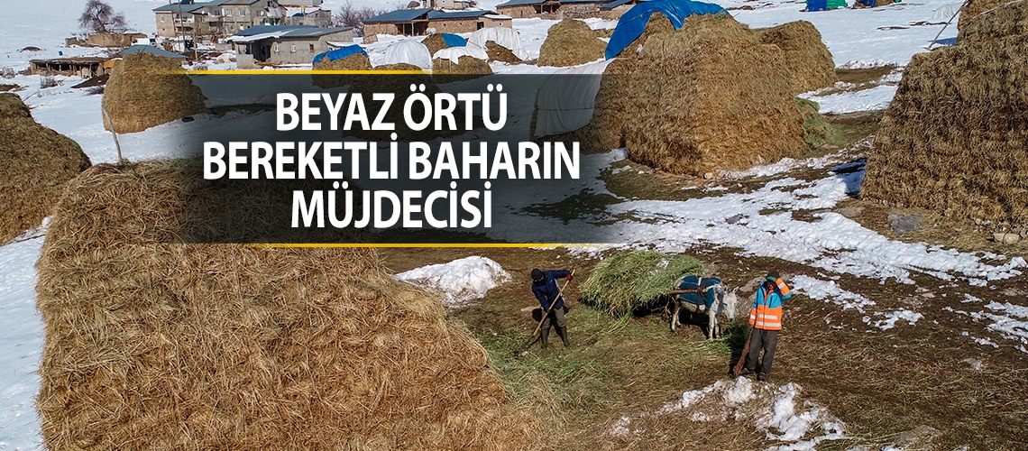 Beyaz örtü bereketli baharın müjdecisi