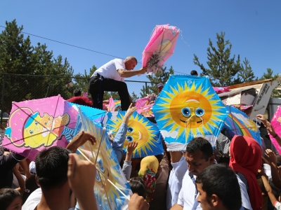 Kuzu ve buzağı güzellik yarışması ilgi gördü