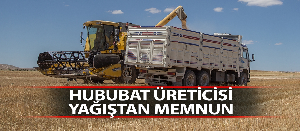 Yağışlar çiftçiyi güldürdü