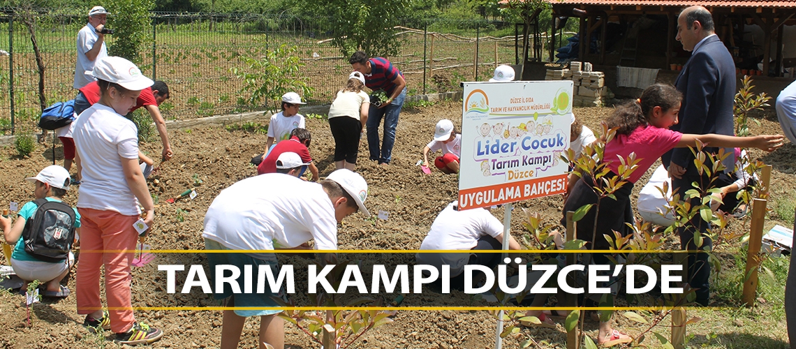 Düzceli çocuklar kampta
