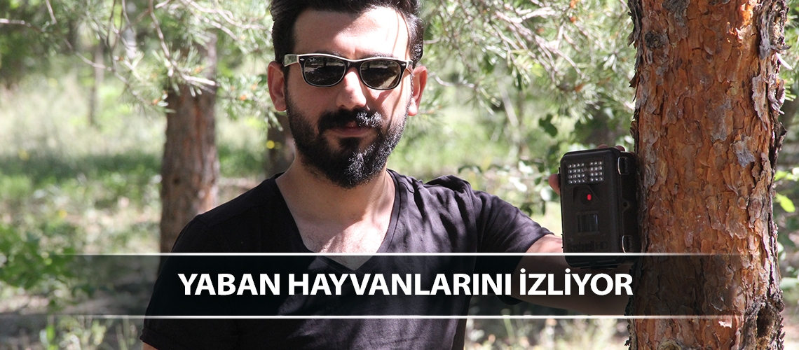 Yaban hayatını fotokapanla görüntüledi
