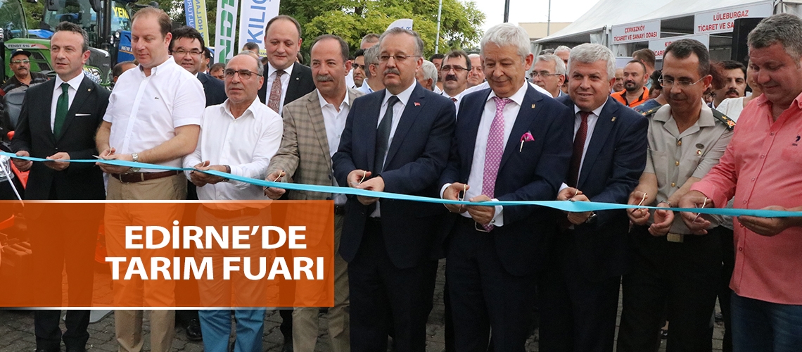 Edirne’de tarım fuarı