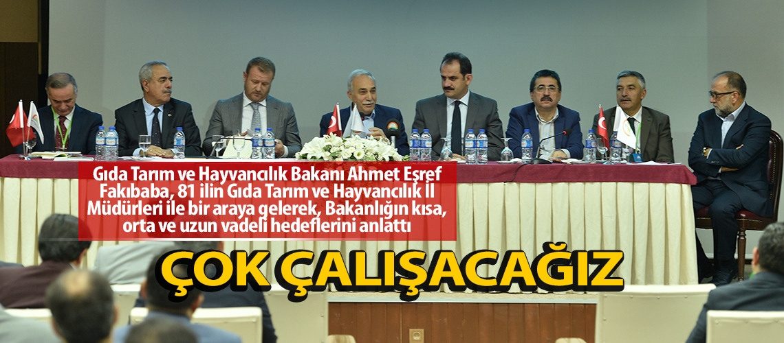 Fakıbaba, İl Müdürleri ile buluştu