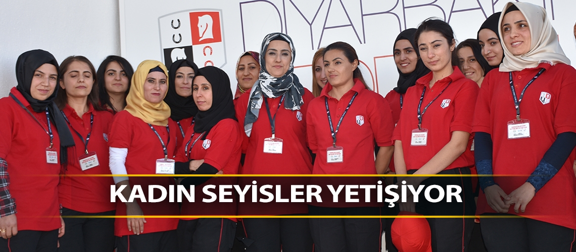 Kadın seyisler yetişiyor